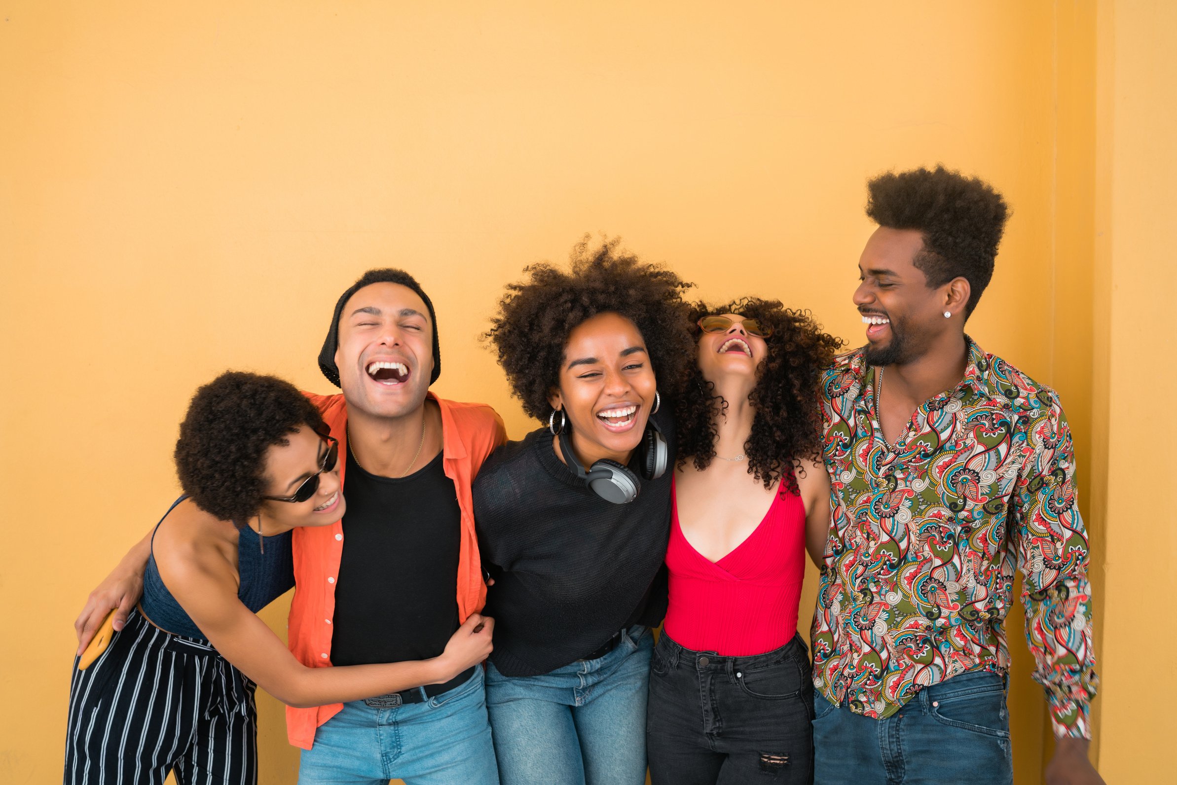 Friends Laughing Together         